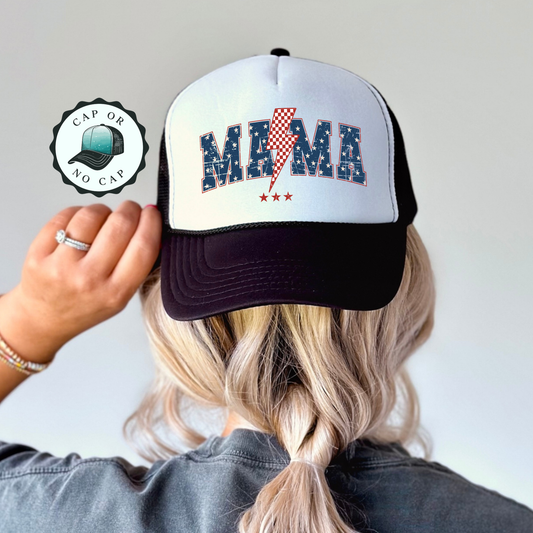 USA Mama Foam Trucker Hat