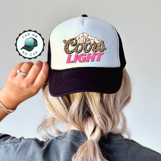 Beer Cheetah light Foam Trucker Hat