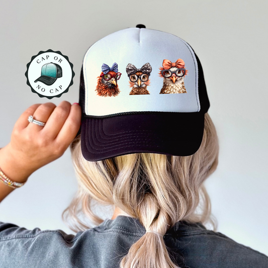 Sassy Chickens Foam Trucker Hat