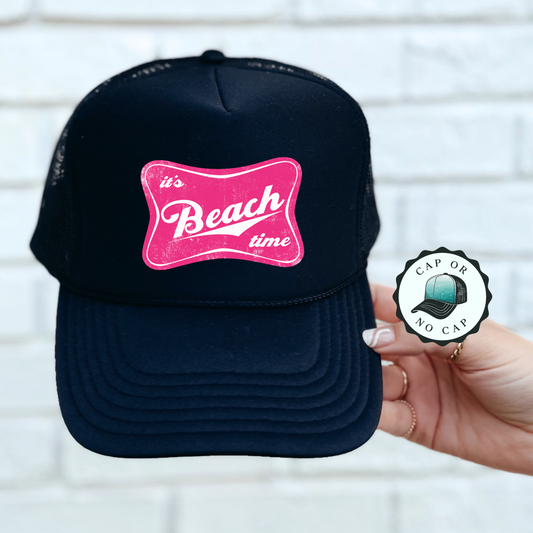 It's Beach Time Foam Trucker Hat