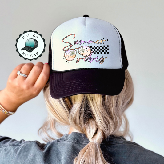 Summer VIbes Foam Trucker Hat