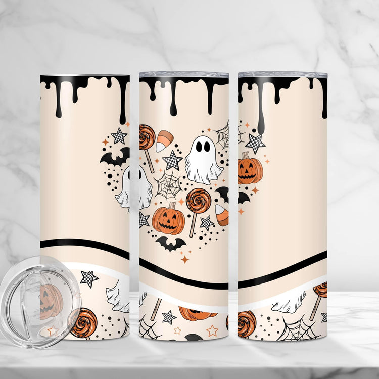 Ghost Halloween Tumbler