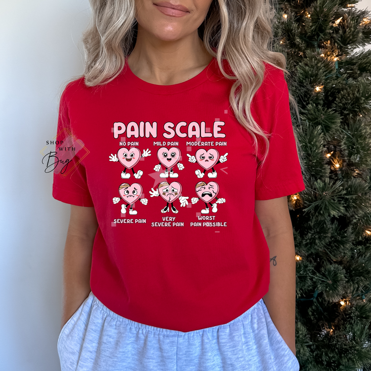 Pain Scale Nurse Valentines