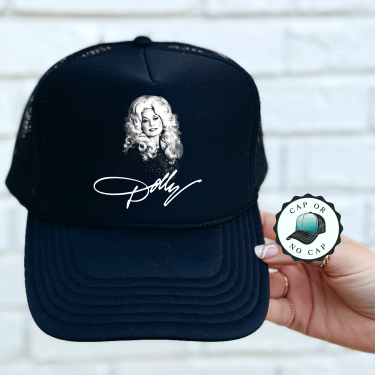 Signature Dolly Foam Trucker Hat